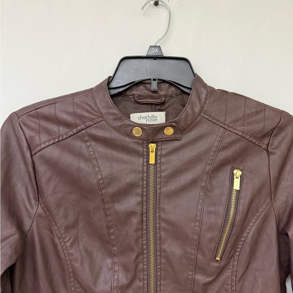 Charlotte Russe Women's Brown Jacket Size M - Picture 2 of 4